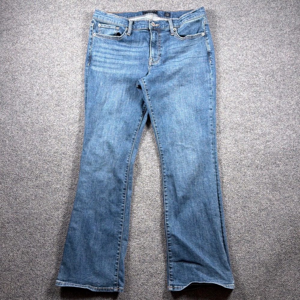 Lucky Brand Sweet Boot Jeans Ankle Women 12/31 Blue Bootcut Denim 32x29 Washed
